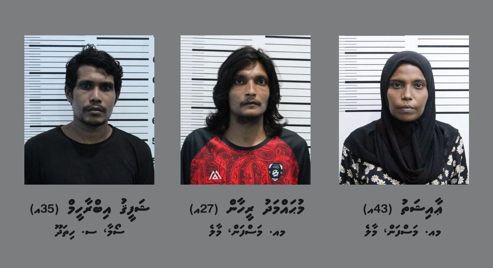 ފޭރުމުގެ މައްސަލައެއްގައި ހިމެނޭ ތިން މީހުންގެ މައްޗަށް 9 މަހުގެ ޖަލު ހުކުމެއް އިއްވައިފި