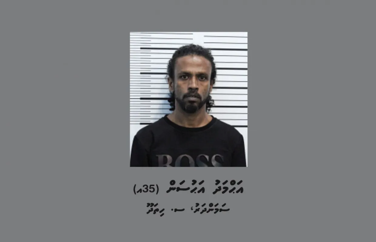 ހައްޔަރުކޮށްފައިވާ ސ. ހިތަދޫ، ސަމަންދަރު، އަހްމަދު އަހްސަން (35އ) އެވެ.