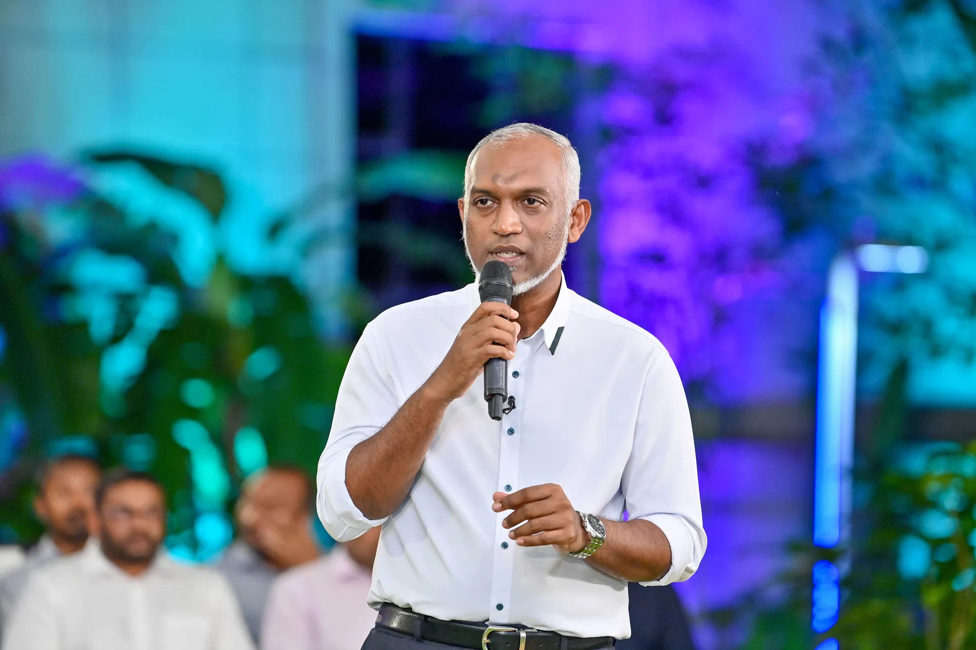 ރައީސް ޑރ.މުއިއްޒު-- ފޮޓޯ: ރައީސް އޮފީސް