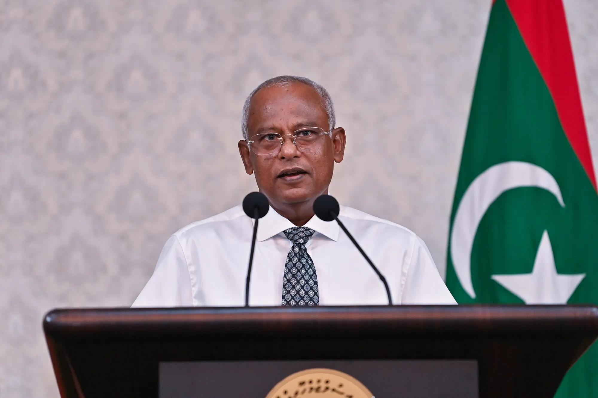 ކުރީގެ ރައީސް އިބްރާހީމް މުހައްމަދު ޞާލިޙް: ފޮޓޯ/ ރައީސް އޮފީސް