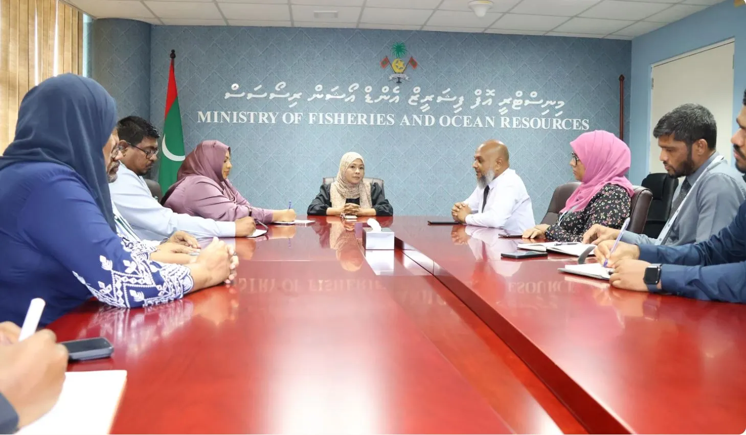 އެމްޑީއެމްއޭ އާއި ދަނޑުވެރިކަމާއި ދިރޭތަކެއްޗާ ބެހޭ ވުޒާރާއާއި ބައްދަލުކޮށްފި