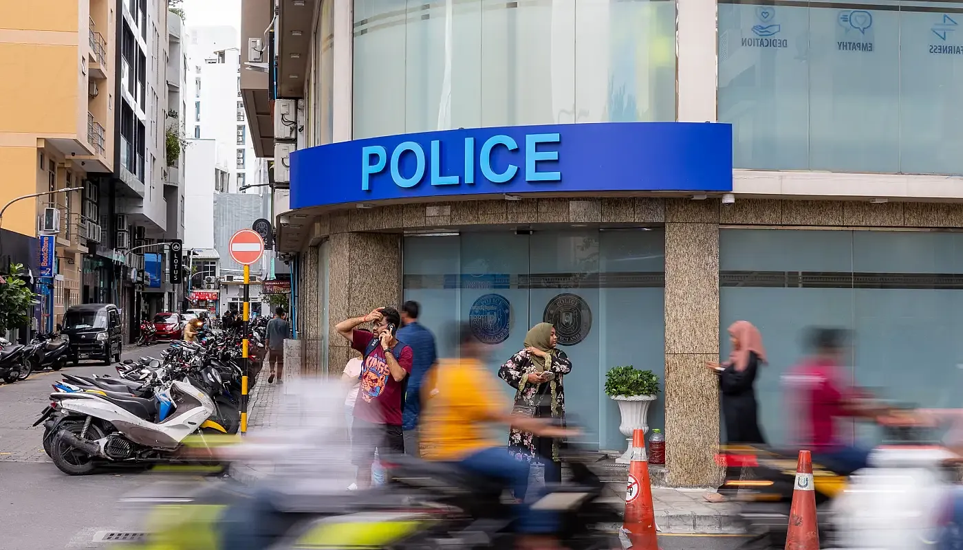 އަމީނީ މަގު ޕޮލިސް ސްޓޭޝަން -- ފޮޓޯ: ދައުރު