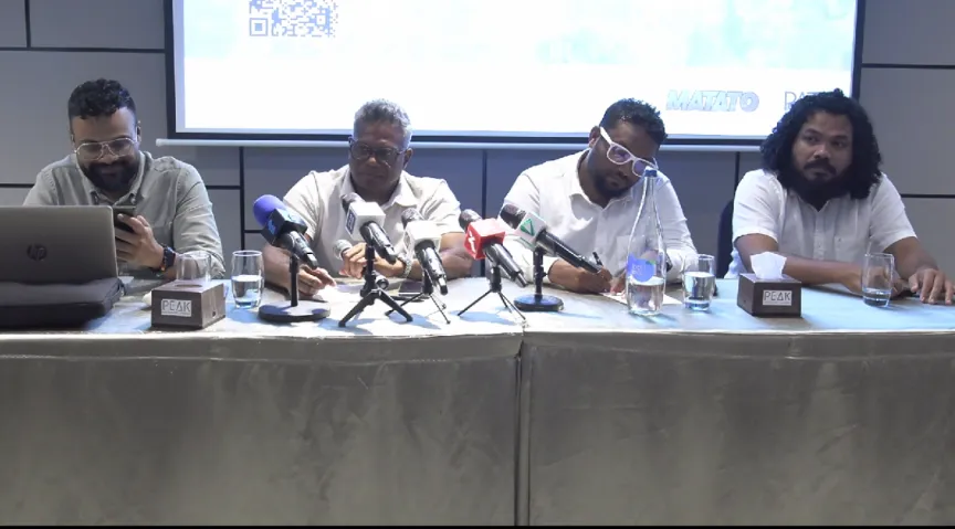 press conference held by MATATO-- Photo: Sun Online