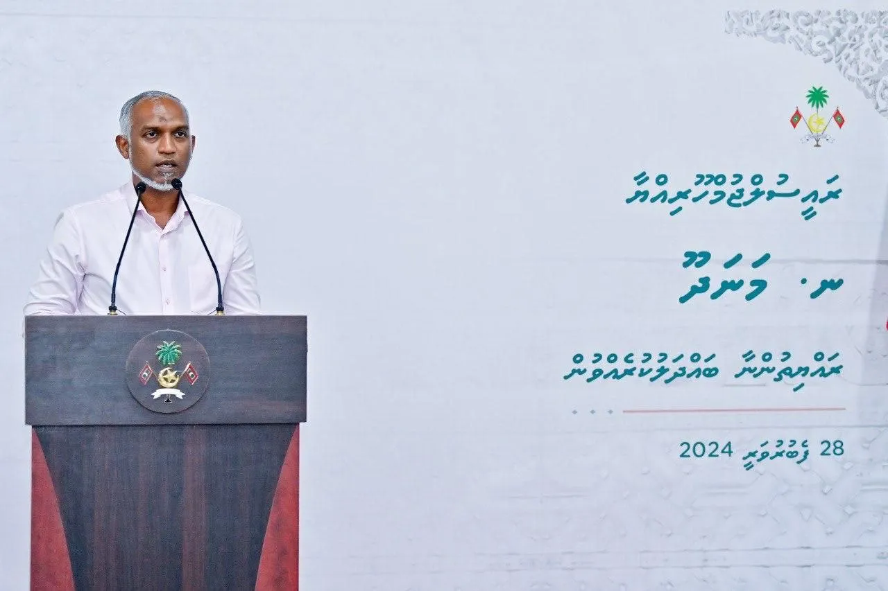 ރައީސް ޑރ.މުހައްމަދު މުއިއްޒު-- ފޮޓޯ: ރައީސް އޮފީސް