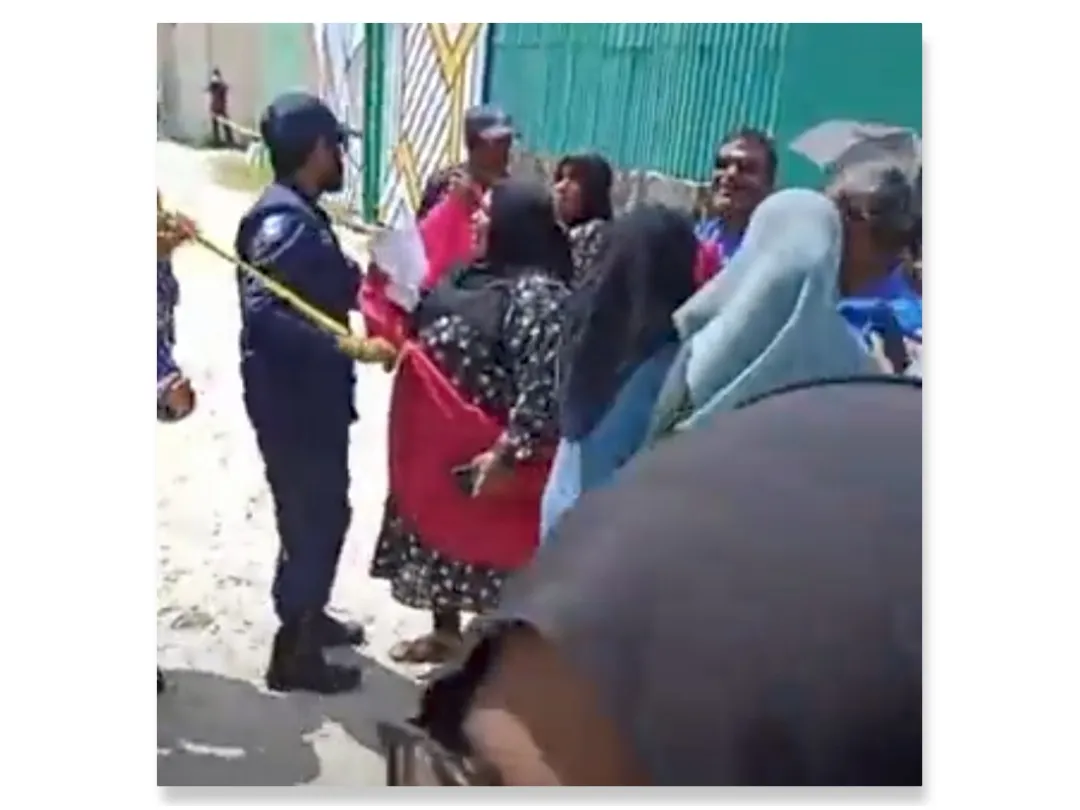 ރައީސް ޞާލިހާއި ދެކޮޅަށް މަޑަވެލީގައި އަޑުއުފުލި ބަޔަކު ގަދަބާރުން ހައްޔަރު ކޮށްފި!