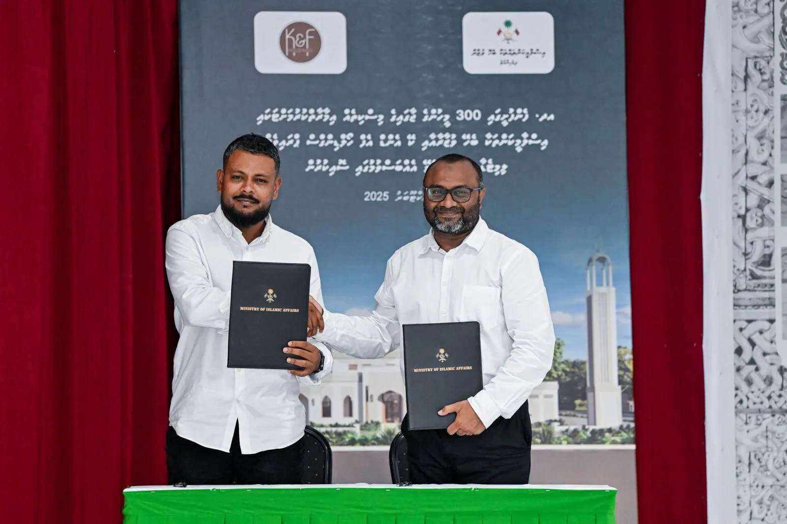 ފެންފުއްޓަށް 300 މީހުންގެ ޖާގައިގެ މިސްކިތެއް، އަހަރު ދުވަހުން ނިންމާނެ