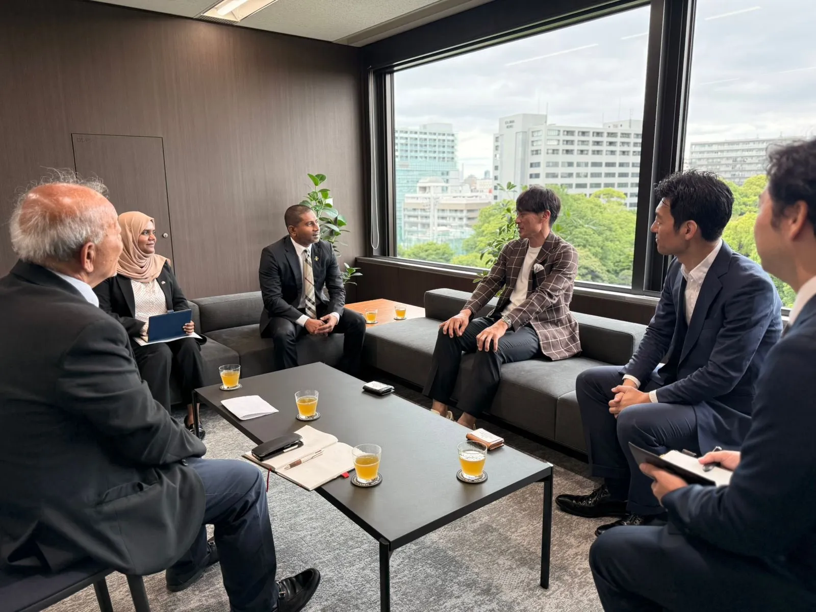 During the meeting (Photo/Ambassador Mahloof via X)