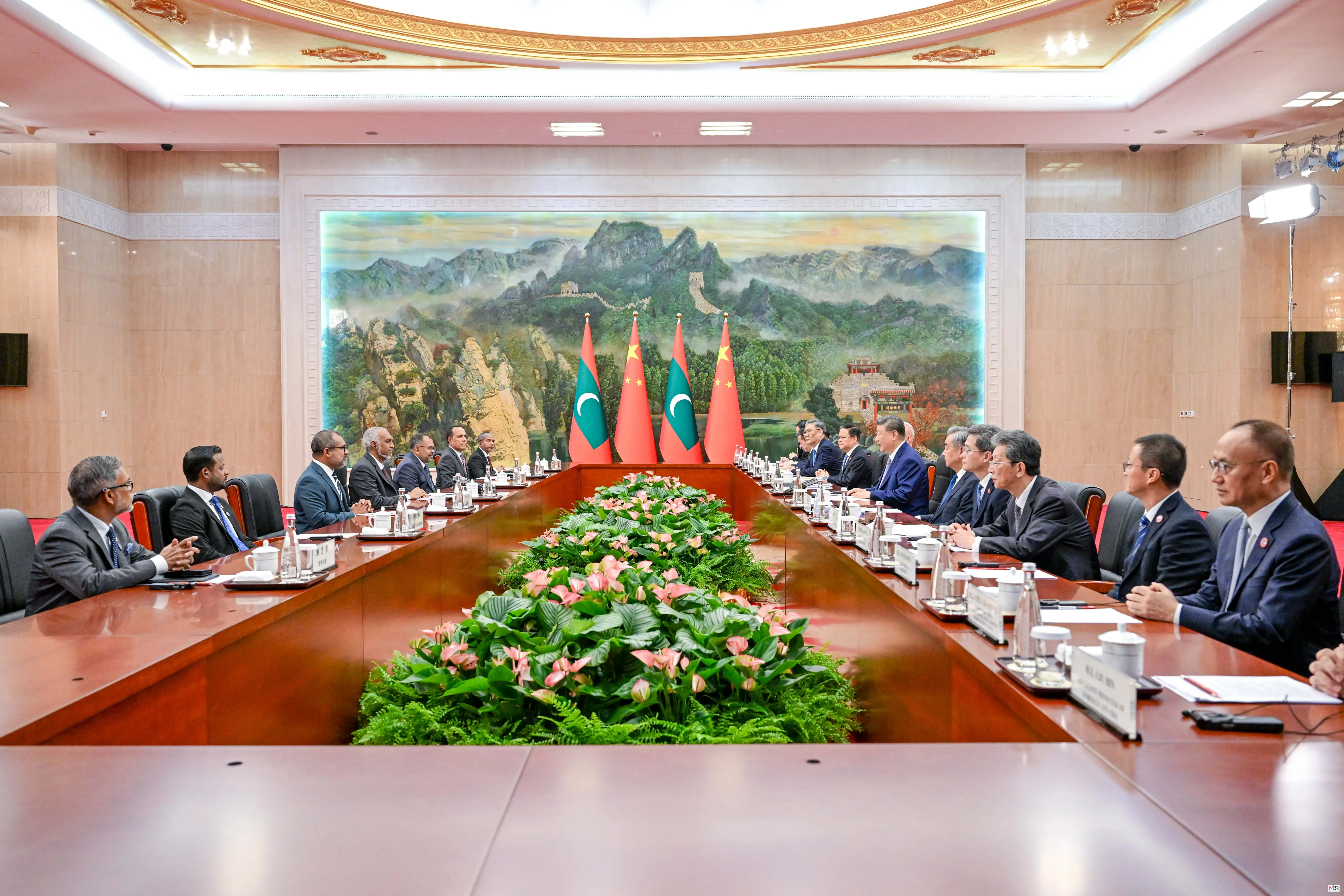 Muizzu–Xi Meeting Highlights Economic, Trade, and Security Partnerships