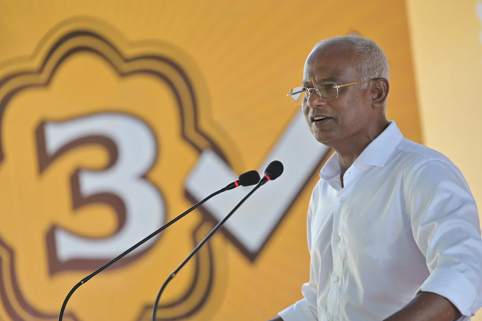 އިންތިޚާބު މިއޮތީ އެއްބުރުން ނިމިފަ، ވިސްނުން އިސްކުރައްވާ އަޅުގަނޑުމެންގެ ފަހަތަށް އަރުއްވާ: ރައީސް ޞާލިޙް