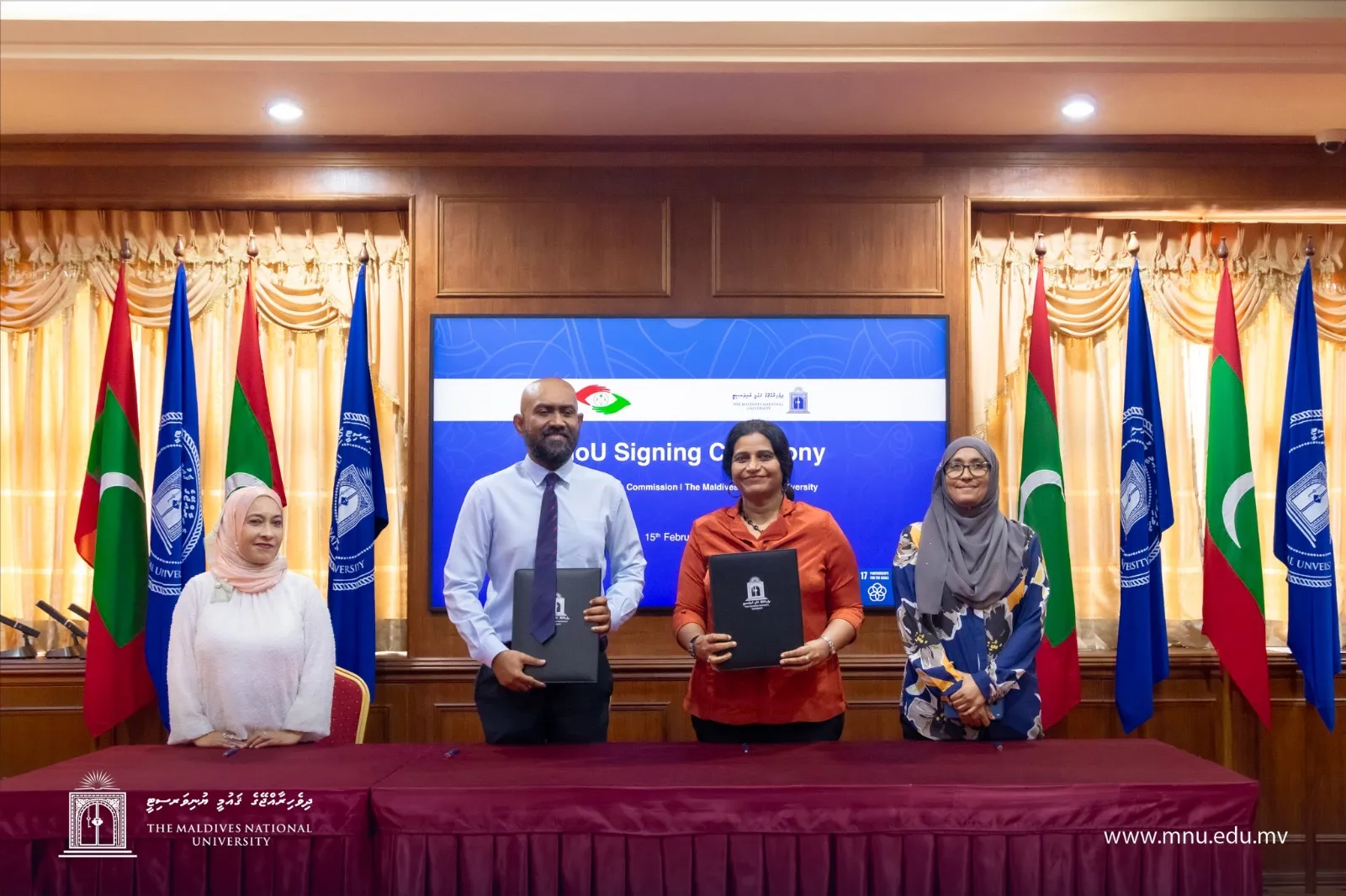 ކޮރަޕްޝަން ހުއްޓުވުމަށް އެމް.އެން.ޔޫ އާއި އޭސީސީ ދެމެދު ފަހުމުނާމާއެއްގައި ސޮއިކޮށްފި