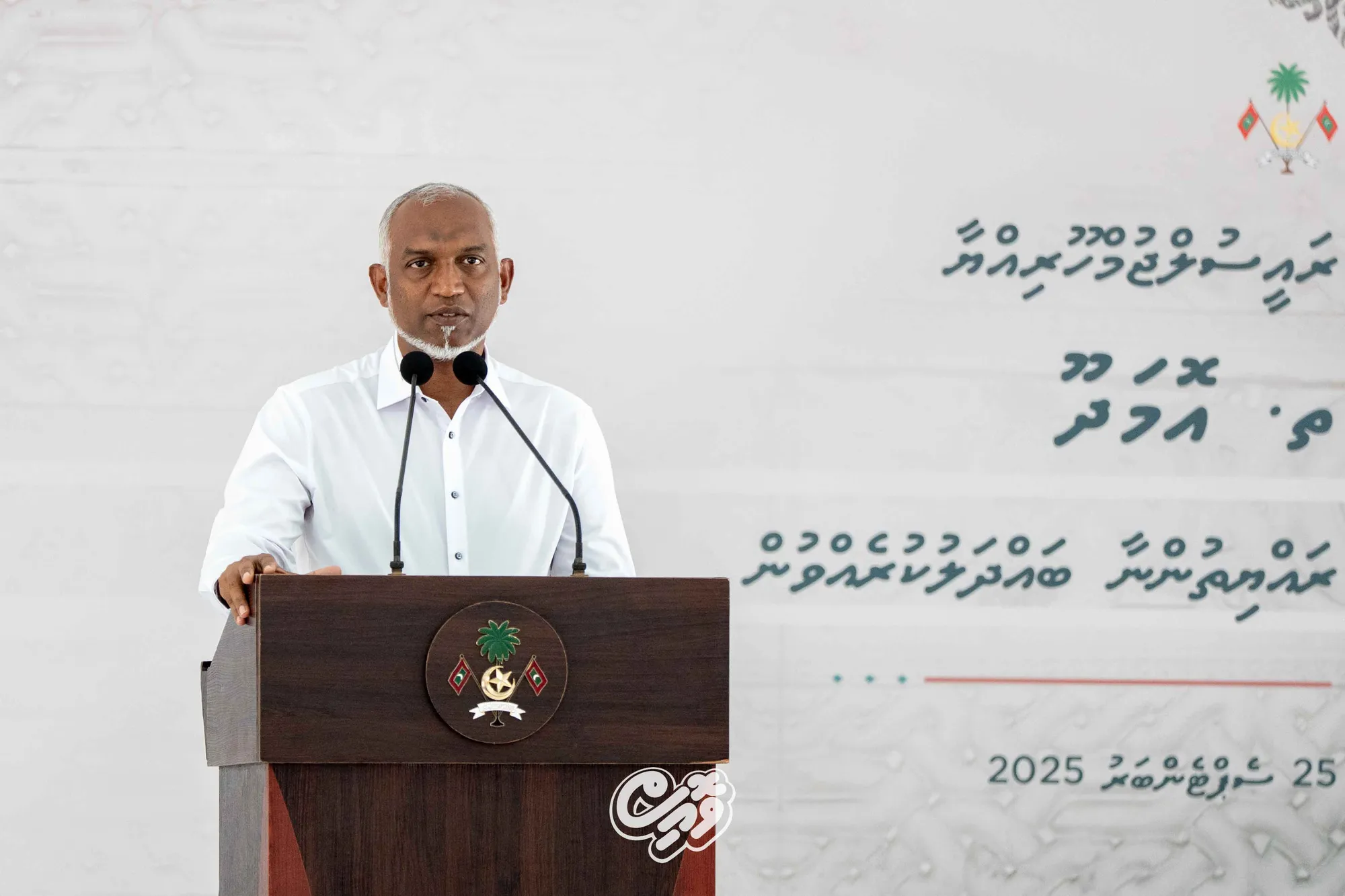 ރައީސް ދެއްވީ އޮމަދޫގެ ތަރައްގީގެ މަޝްރޫއުތައް ނުހުއްޓި ނިންމާނެ ކަމުގެ ޔަގީންކަން