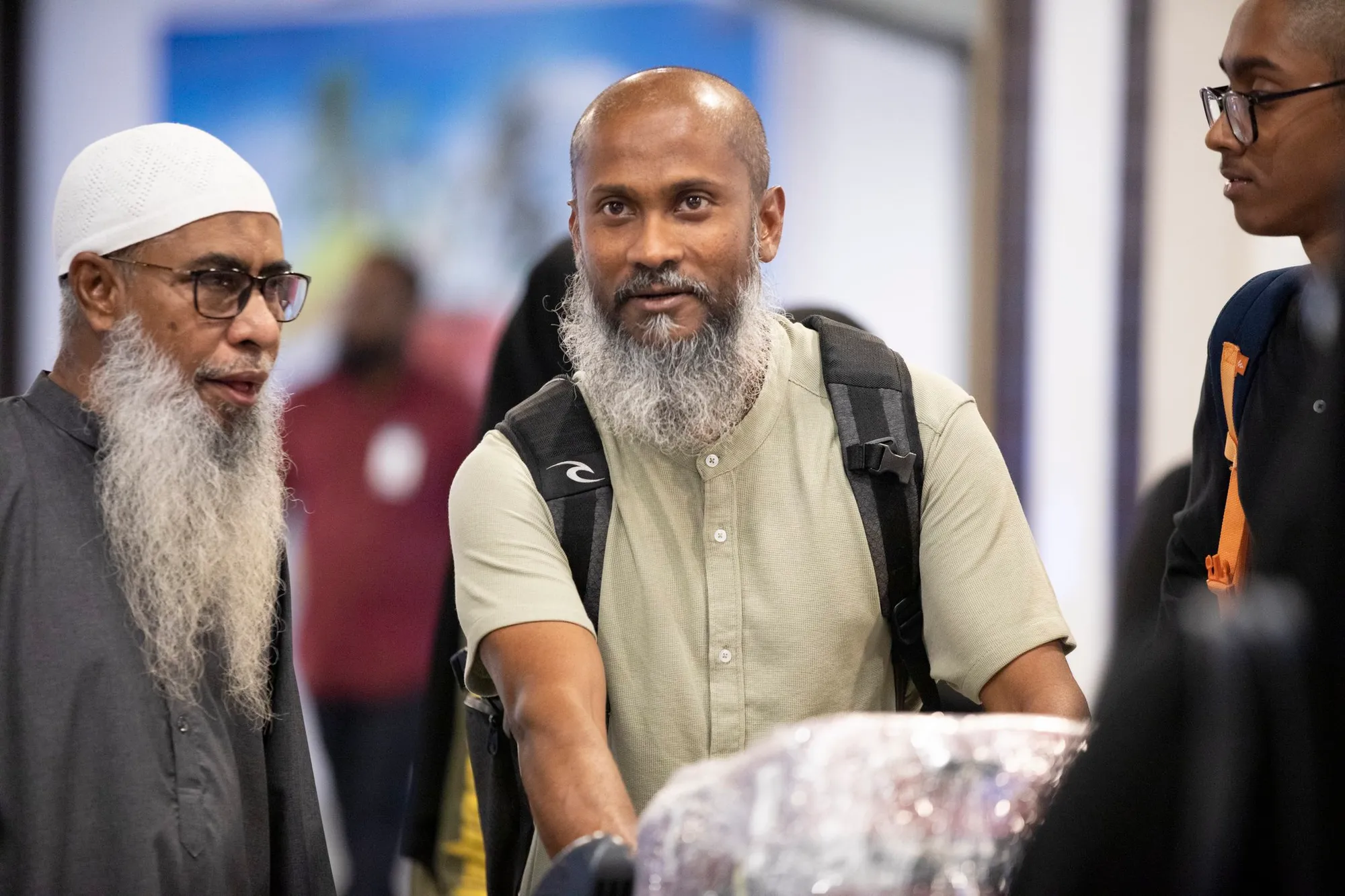 ޙައްޖުވެރިންގެ ފުރަތަމަ ގްރޫޕް ރާއްޖެ އައިސްފި!