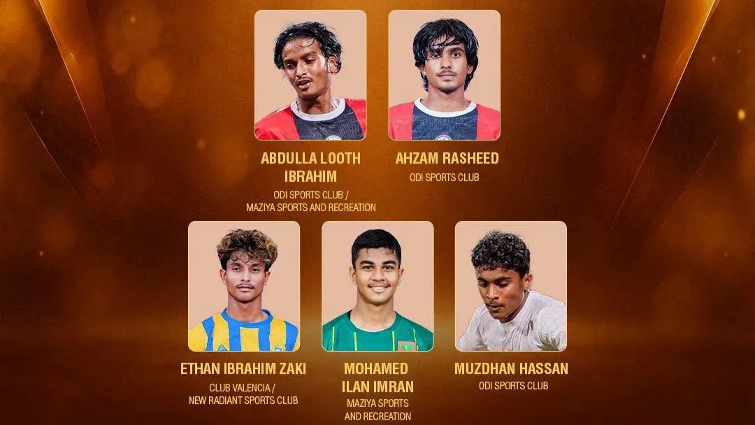 އެންމެ މޮޅު ޒުވާން ކުޅުންތެރިޔާގެ ނޮމިނޭޝަންސް ވާދަވެރި؛ އިލާން، އީތަން، މުޒްދާން، އަހޫ، ލޫތު!
