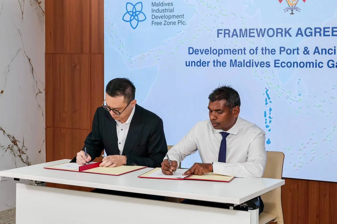 Maldives signs framework agreement with Singapore firm for Ihavandhippolhu development