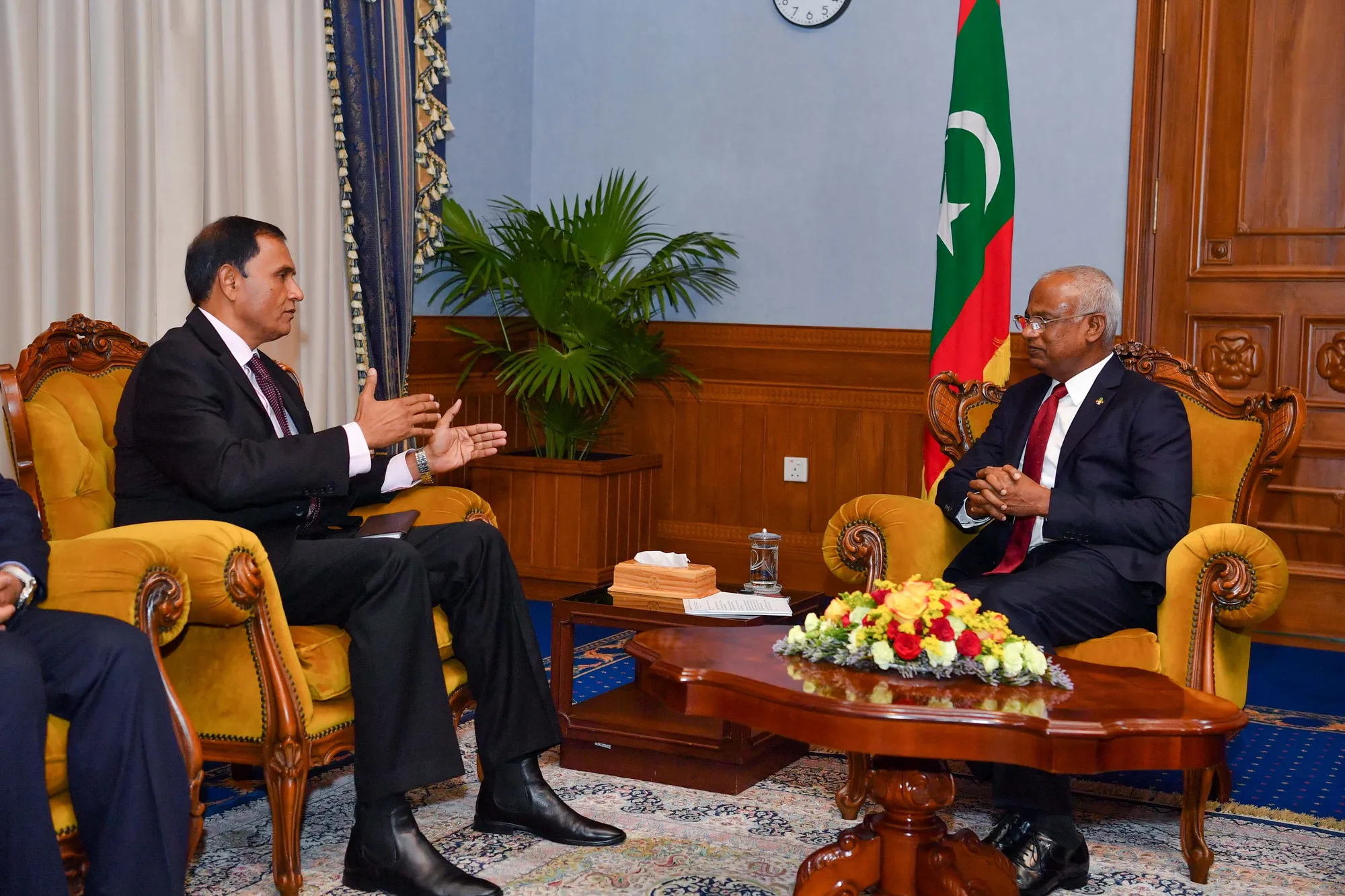 ޕާކިސްތާން ސަފީރު، ރައީސުލްޖުމްހޫރިއްޔާގެ އަރިހަށް ވަދާޢީ ޒިޔާރަތް ކުރައްވައިފި