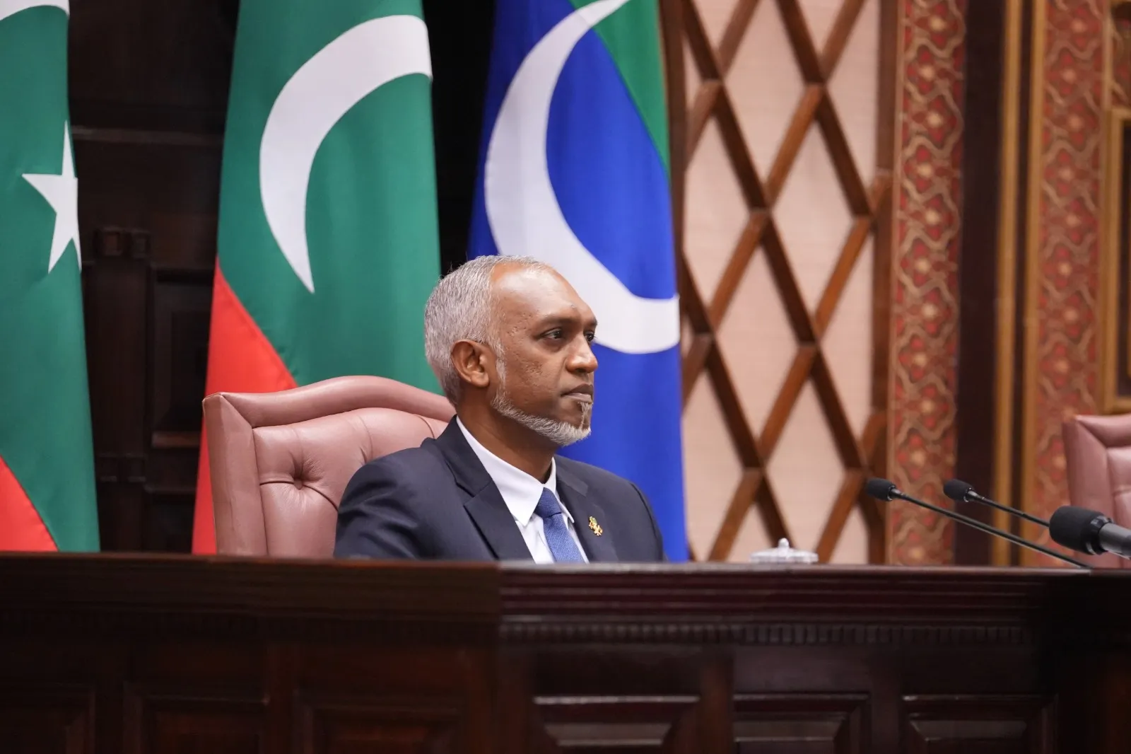 President Muizzu delivering Presidential address today