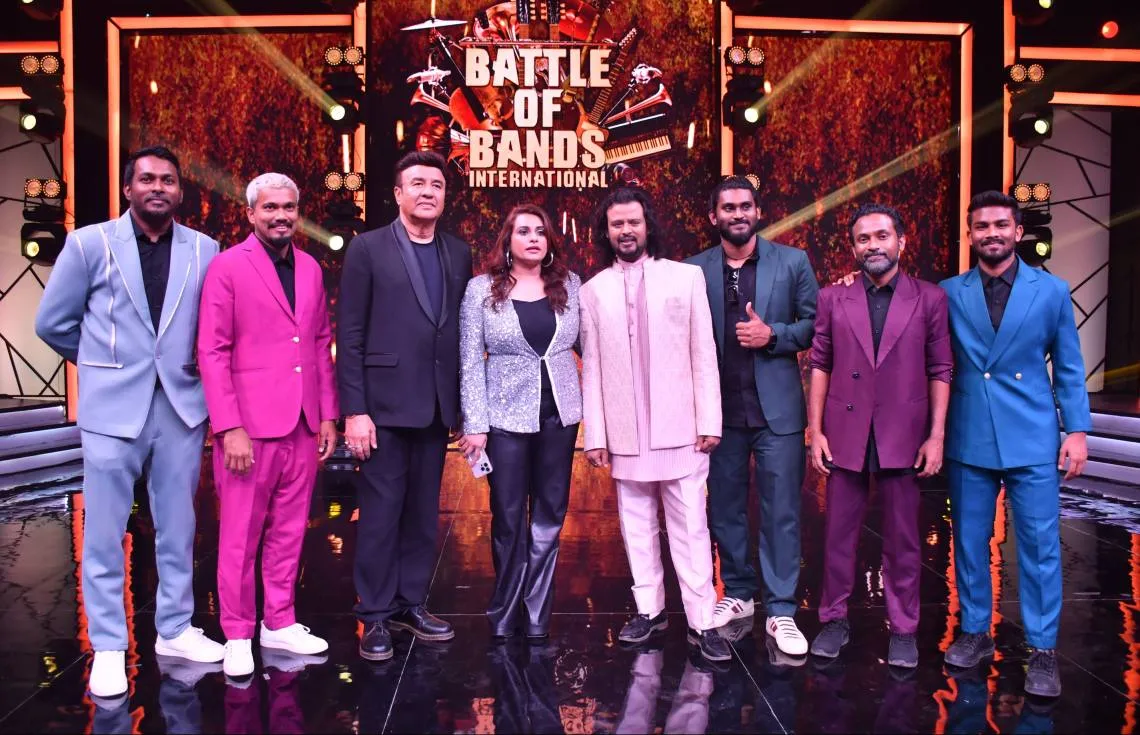 Maldivian band 2ofUs at India's Battle of the Bands (Photo/ saregama india ltd )
