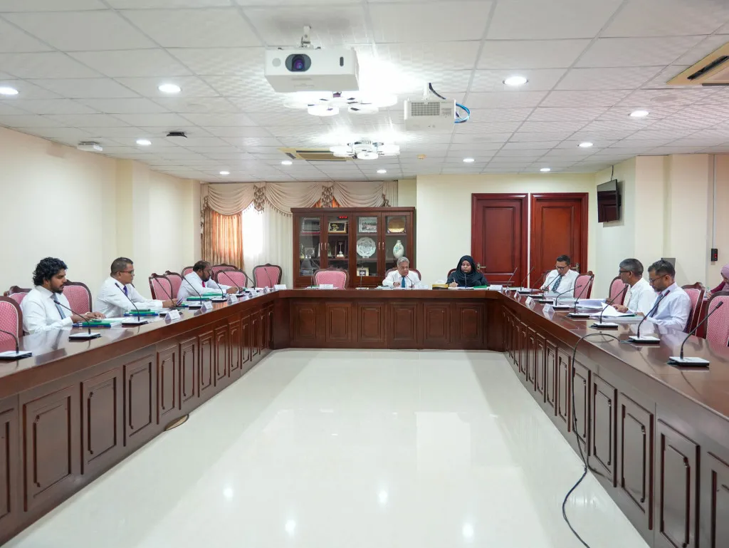 241 ކޮމިޓީގެ ބައްދަލުވުމުގެ ތެރެއިން-- ފޮޓޯ: މަޖިލިސް