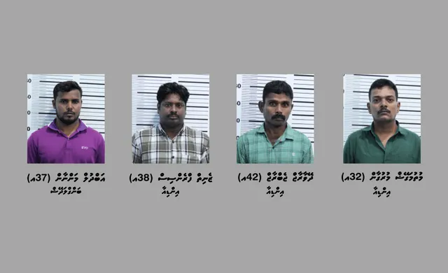 މައްސަލާގައި ހައްޔަރުކުރި ބިދޭސީން... ފޮޓޯ: ފުލުހުން