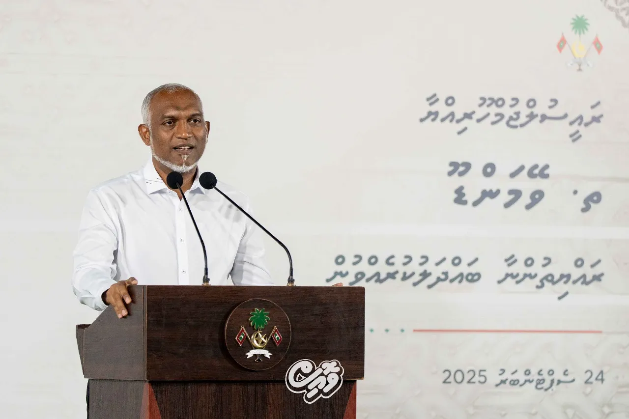 ރައީސް ޑރ.މުއިއްޒު ވޭމަންޑޫގައި ވާހަކަފުޅު ދައްކަވަނީ..