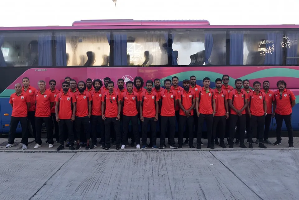 އެކުވެރިކަމުގެ ދެ މެޗު ކުޅުމަށް ގައުމީ ފުޓްބޯޅަ ޓީމު ބުރުނާއީ އަށް ފުރައިފި