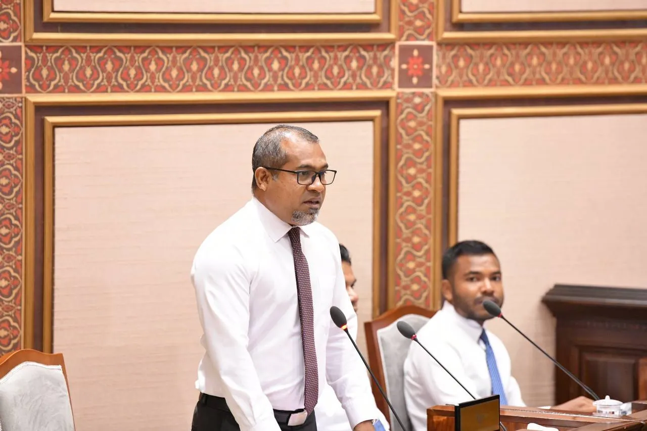 Health Minister Dr. Abdulla Khaleel (Photo/People's Majlis via X)