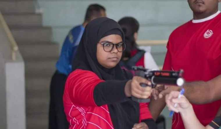 އޭޝިއަން ގޭމްސް 2026: އީޝަލް، 10 މީޓަރު އެއާ ޕިސްޓަލް އިވެންޓުގެ ގައުމީ ރެކޯޑް މުގުރާލައިފި