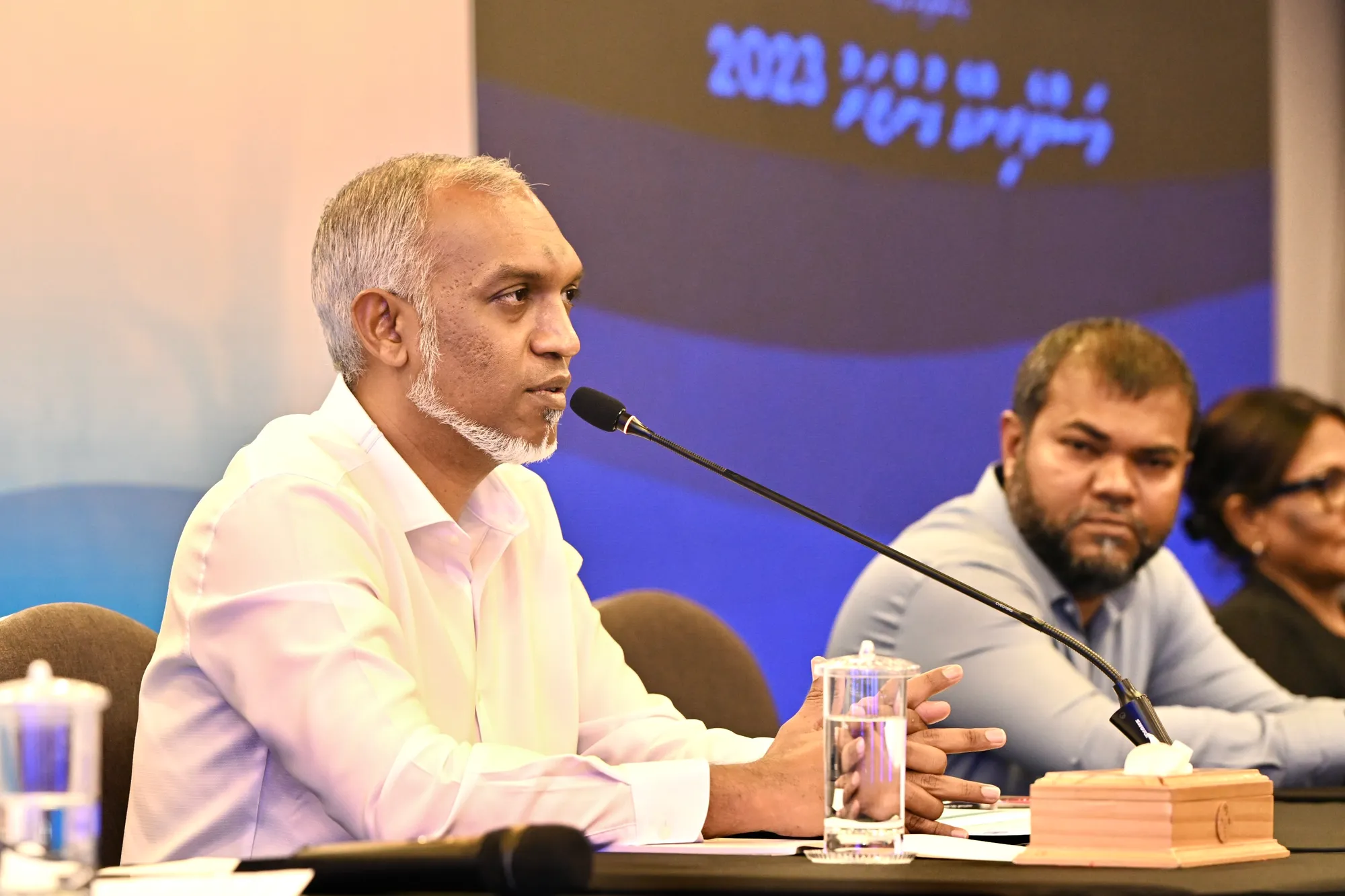 ވީ ވަޢުދެއް ބަދަލު ނުކުރާނަން؛ މަސް ކިލޯއެއްގެ އަގު 20ރ އަށްވުރެ ދަށް ނުކުރާނަން: ރައީސް ޑރ. މުޢިއްޒު