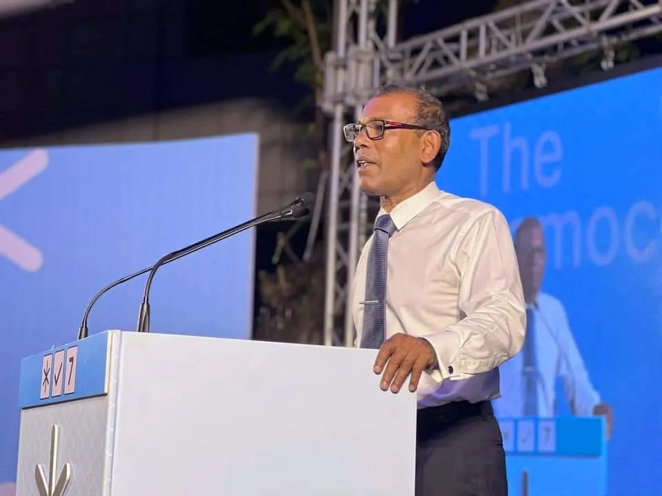 ވޭތުވެދިޔަ ފަސް އަހަރަށް ވުރެ ބޮޑަށް ހަރުކަށި ފިކުރު ފަތުރާނެ ސަރުކާރުރެއް ނާންނާނެ: ރައީސް ނަޝީދު
