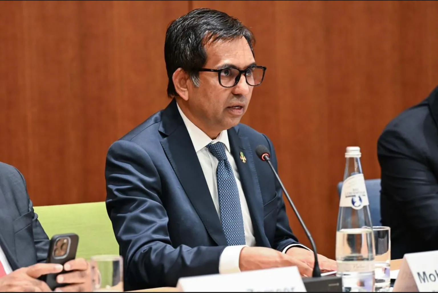އިޤްތިޞާދީ ތަރައްޤީއާއި ވިޔަފާރިއާ ބެހޭ ވަޒީރު މުޙައްމަދު ސަޢީދު /ފޮޓޯ: އިޤްތިޞާދީ ތަރައްޤީއާއި ވިޔަފާރިއާ ބެހޭ ވުޒާރާ