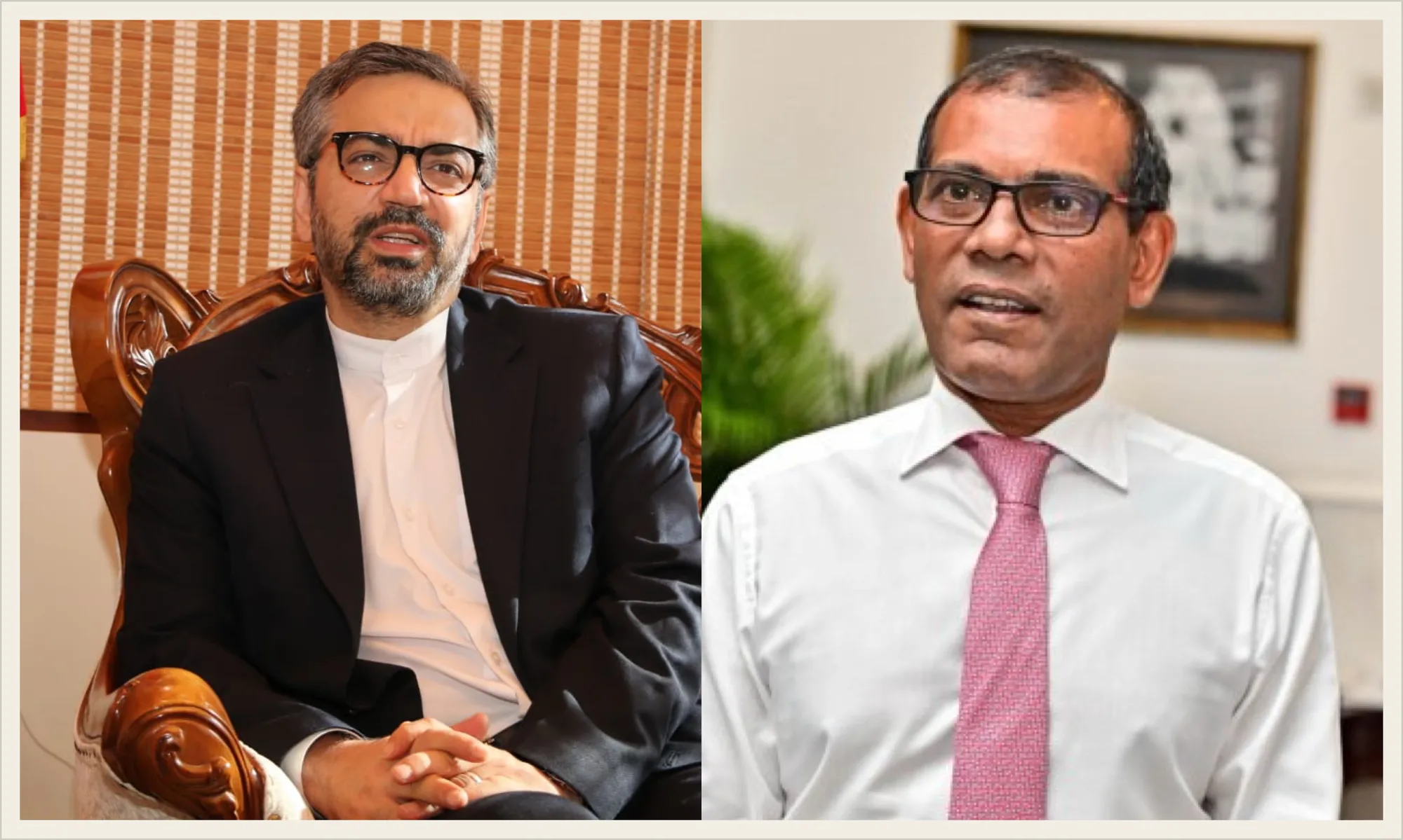 ރައީސް ނަޝީދާއި ލަންކާ ސަފީރު: