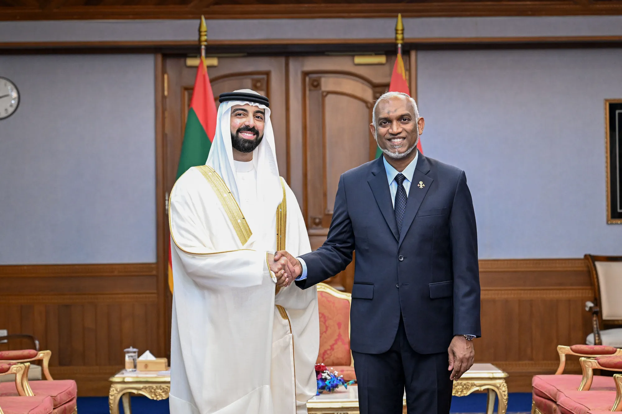 ރައީސުލްޖުމްހޫރިއްޔާ، ޕްރިންސް ފަހަދްއާ ބައްދަލު ކުރެއްވުން