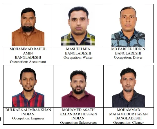 ބްލެކްމާކެޓުގައި ޑޮލަރު ވިއްކަމުން ދިޔަ އިންޑިއާ ދެމީހަކާއި ބަނގުލަދޭޝް 4 މީހަކު ކަމާއި ބެހޭ ފަރާތްތަކުގެ ބެލުމުގެ ދަށަށް ގެންގޮސްފި