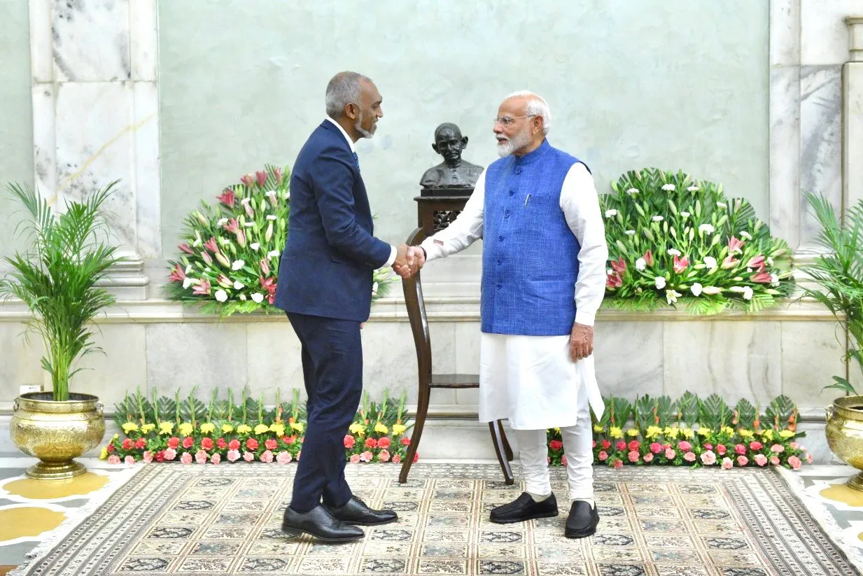 President Dr. Muizzu and Indian Prime Minister Narendra Modi