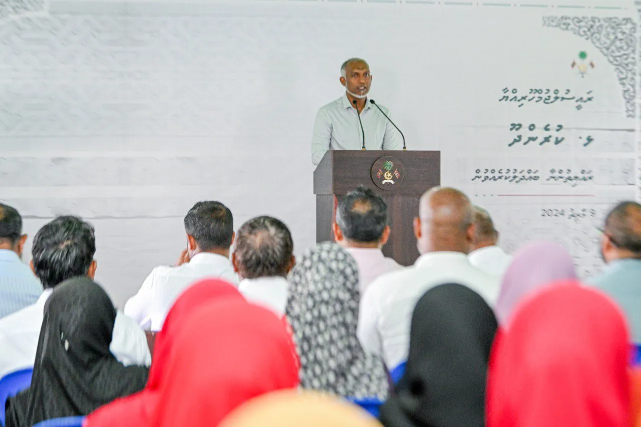 ރައީސް ޑރ.މުހައްމަދު މުއިއްޒު-- ފޮޓޯ: ރައީސް އޮފީސް