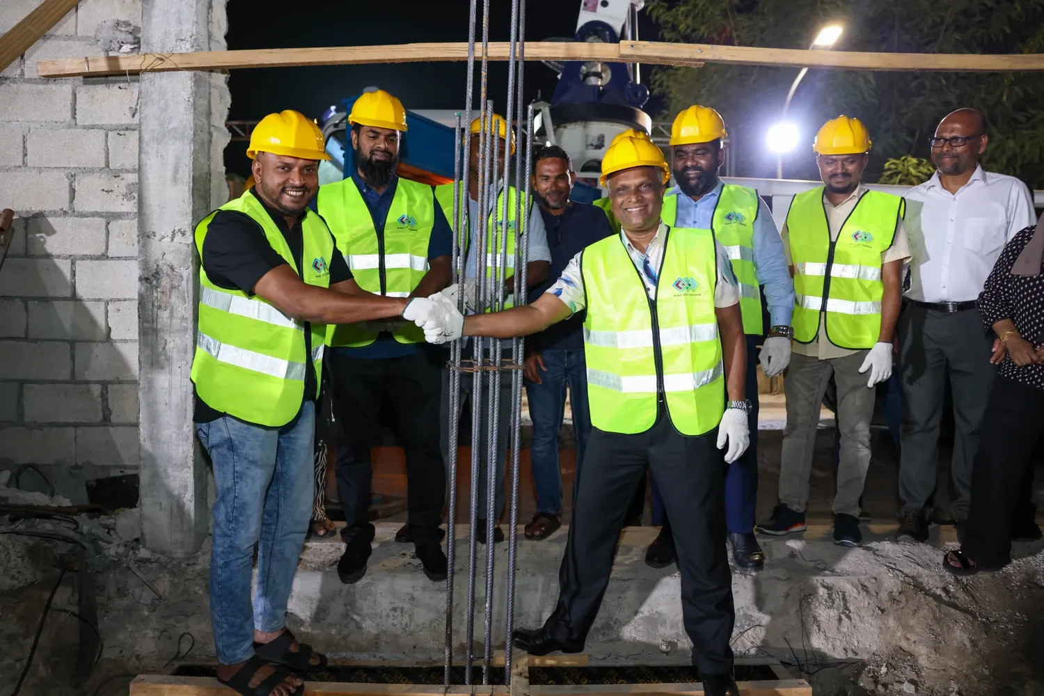 މާލެ ސިޓީ ކައުންސިލުގެ އައު އިމާރާތުގެ ބިިންގާ އަޅައިިފި