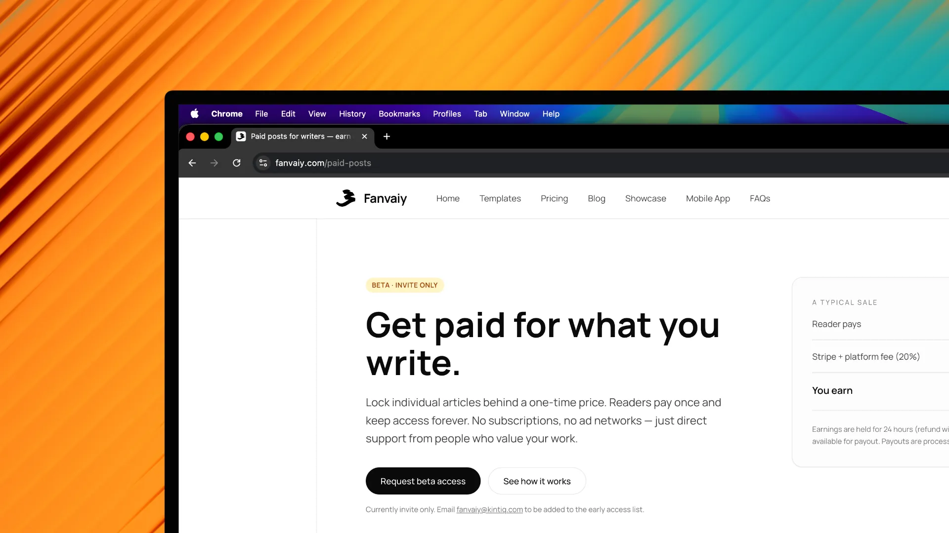 Monetize Your Blog with Fanvaiy's Paid Posts Feature