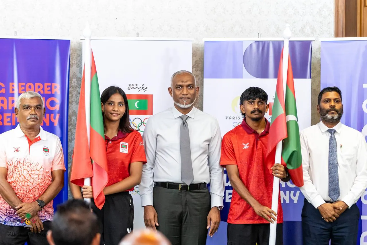 Flag bearer awarding ceremony held today (Photo/ Sport Ministry)