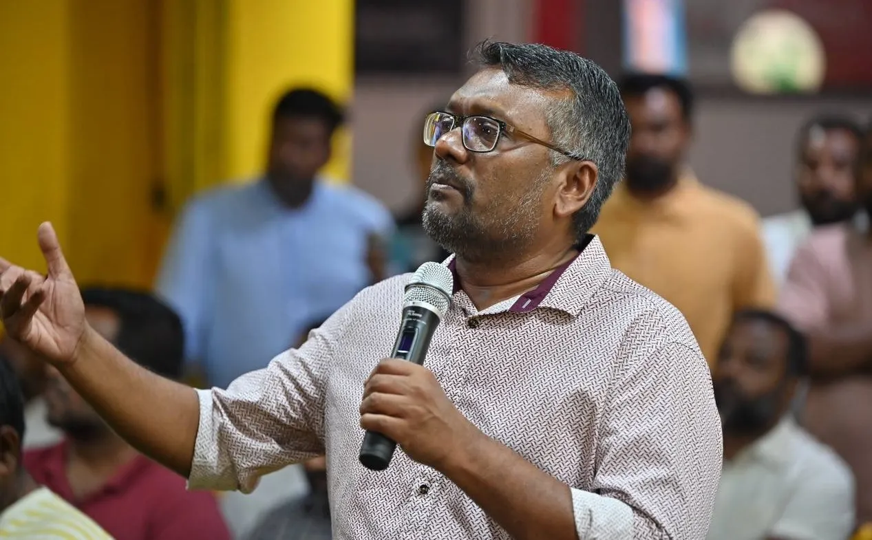އެމްޑީޕީ ހަރުގެ ޖަލްސާގައި ފައްޔާޒް. ފޮޓޯ/އެމްޑީޕީ