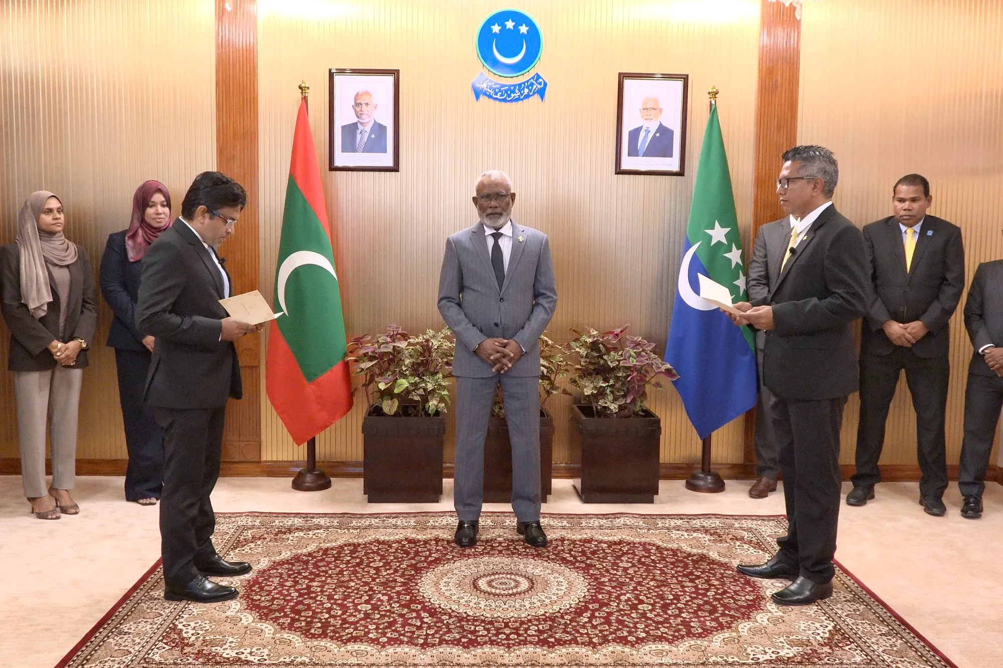 ސޯބެ ހުވާކުރެއްވުމަށް ބޭއްވި ރަސްމިއްޔާތު - ފޮޓޯ: މަޖިލިސް