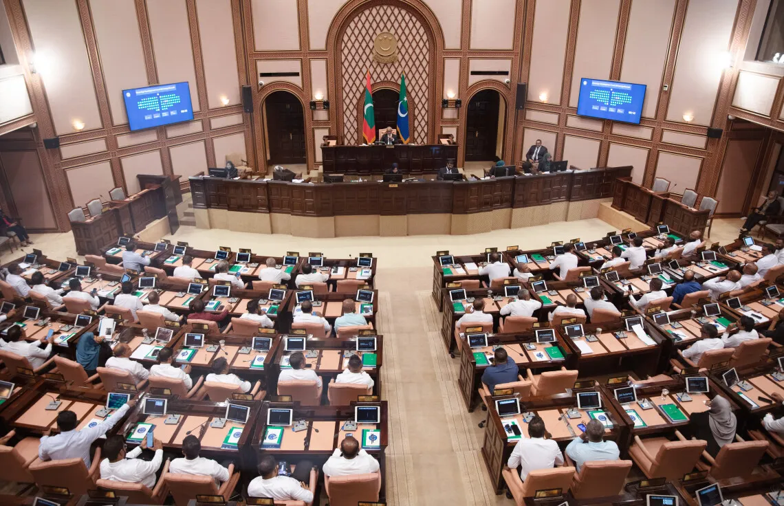 މަޖިލީހުގެ ޖަލްސާއެއްގެ ތެރެއިން: ފޮޓޯ/ މަޖިލިސް
