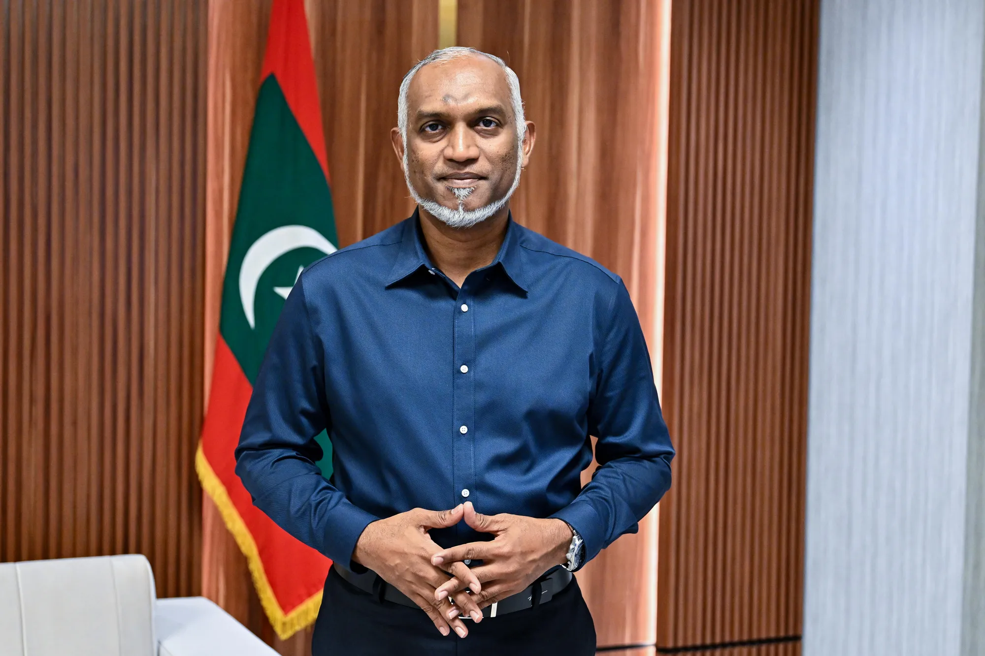 ރައީސުލްޖުމްހޫރިއްޔާ ޑރ މުޙައްމަދު މުޢިއްޒު: ފޮޓޯ/ ރައީސް އޮފީސް