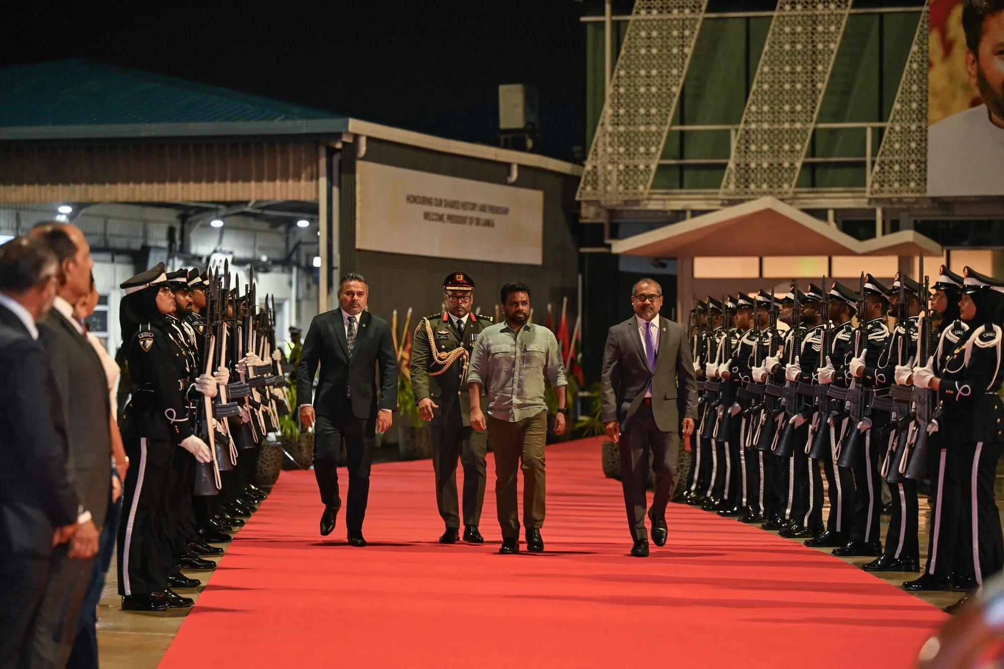 ލަންކާގެ ރައީސް ފުރާވަޑައިގަތުން