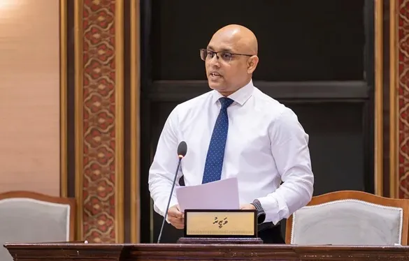 ޒަރީރު މަޖިލީހުގައި ވާހަކަ ދައްކަވަނީ -- ފޮޓޯ: މަޖިލީސް