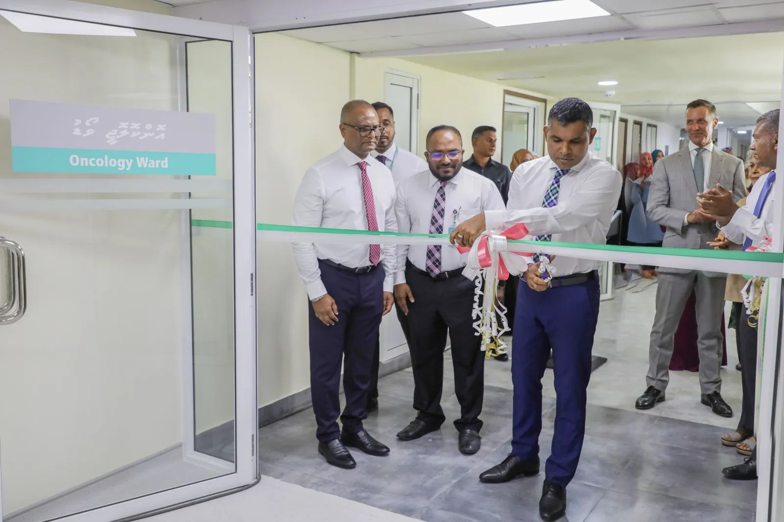 ބީއެމްއެލްގެ އެހީގައި އައިޖީއެމްއެޗްގައި ގާއިމްކުރެވުނު ކެންސަރަށް ޚާއްސަ ވޯޑު ހުޅުވައިފި