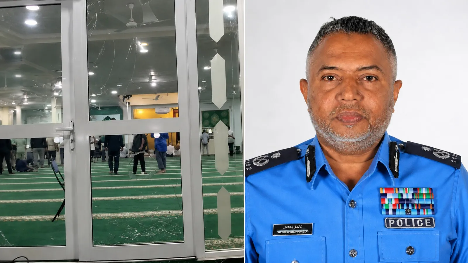 ފުލުހުންނަށް ހައްޔަރުނުކުރެވި އުޅެނިކޮށް ދެވަނަ ފަހަރަށް އަޒީޒާ މިސްކިތަށް ހަމަލާދީފި