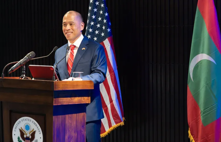 U.S. ambassador to the Maldives Hugo Yon (Photo/US embassy Male' via X)