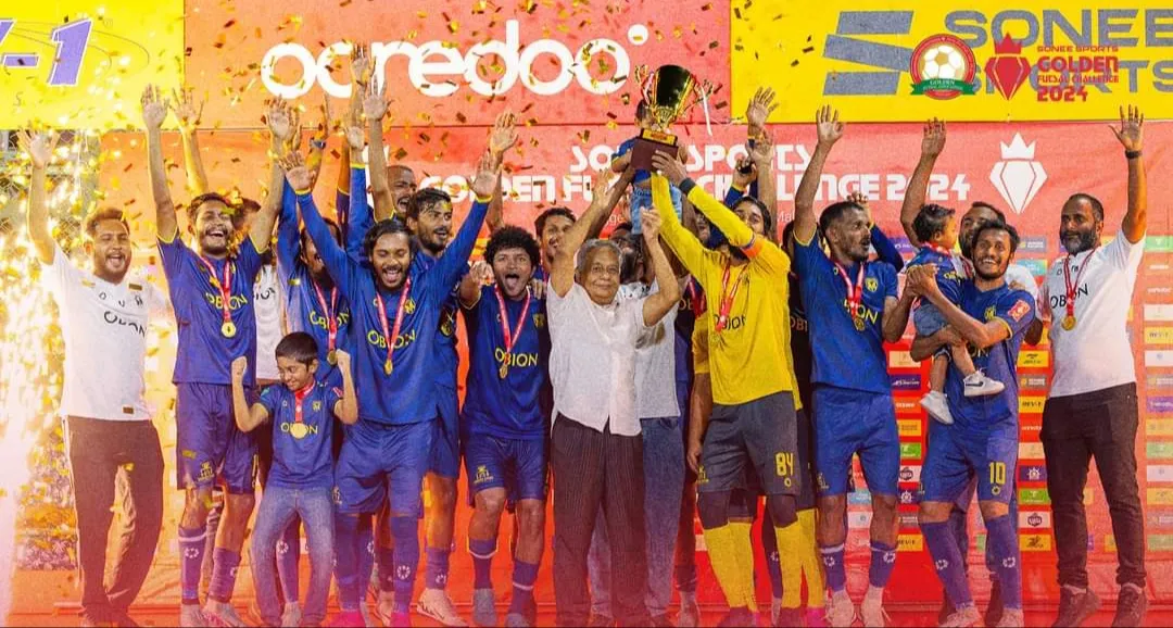 ހައިޝަމްގެ ދެލަނޑާއެކު ތުޅާދޫ ބަލިކޮށް އޭދަފުށިން އަތޮޅު ޗެންޕިއަންކަން ހޯދައިފި