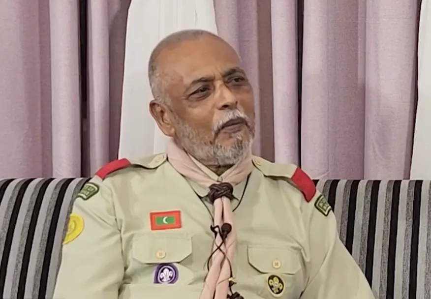 ކުރީގެ ޗީފް ކޮމިޝަނަރ އޮފް ސްކައުޓް މުޙައްމަދު ޚާލިދު/ ފޮޓޯ: ހިރިޔާ ސްކައުޓް ގްރޫޕް