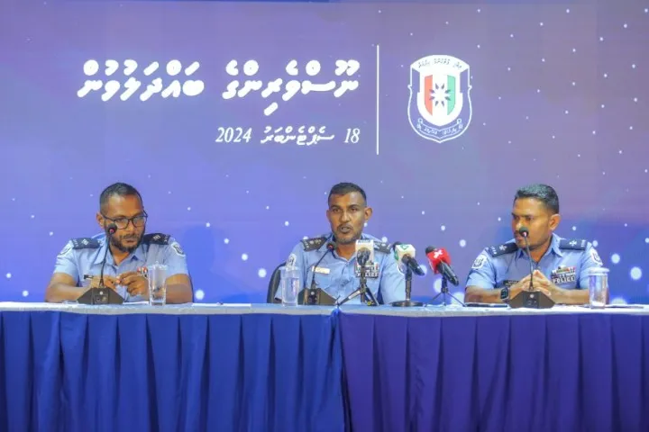 ފުލުހުން މިއަދުބޭއްވި ޕްރެސް